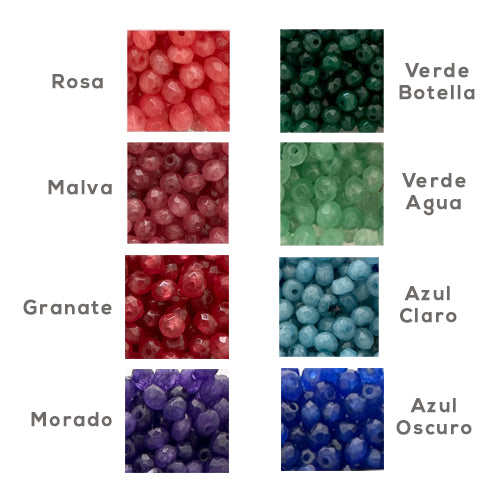 Collar Personalizado de Plata con Cadena de Cubitos, Medalla Virgen Niña y Piedra de Color