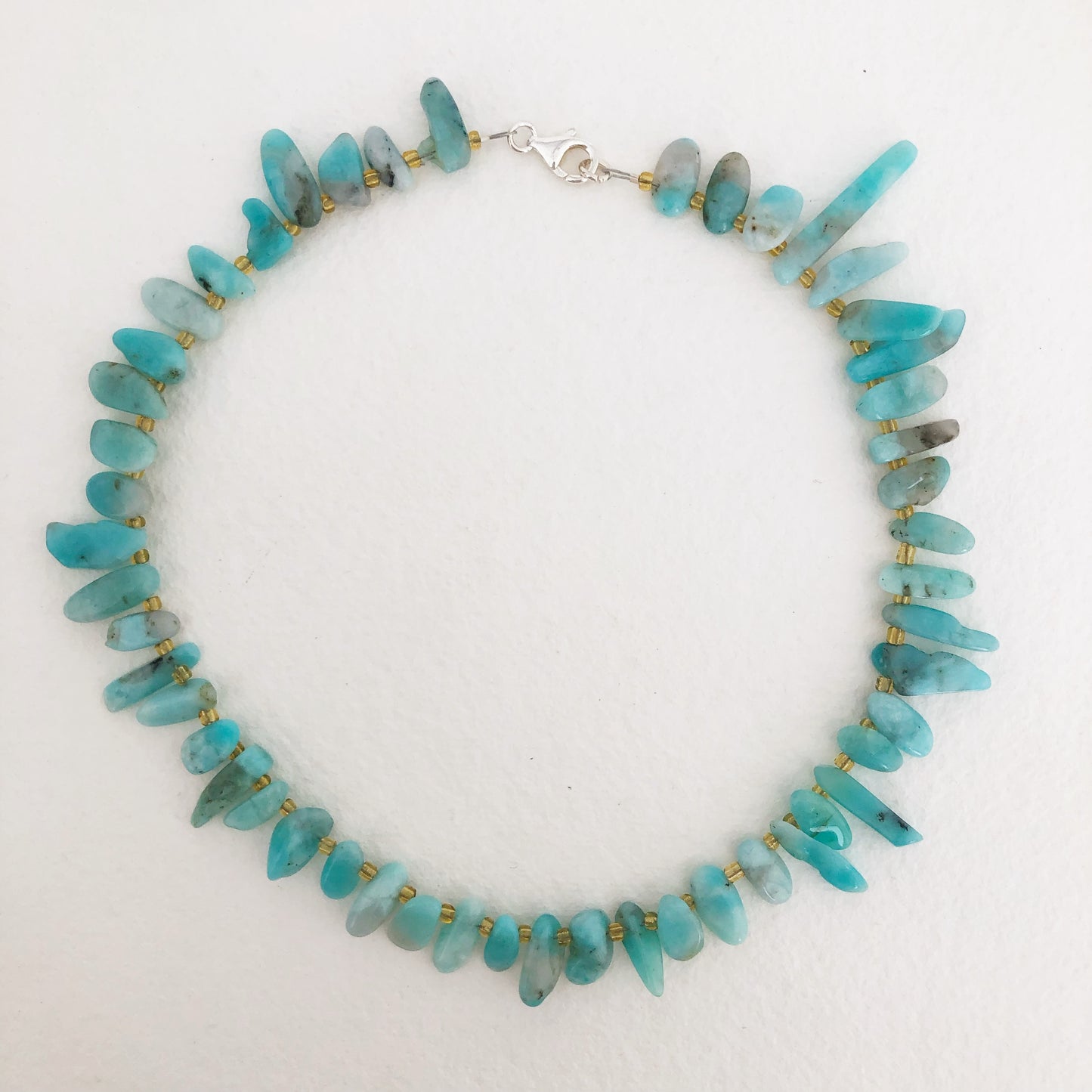 Collar Piedras Amazonita