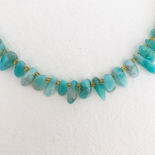 Collar Piedras Amazonita