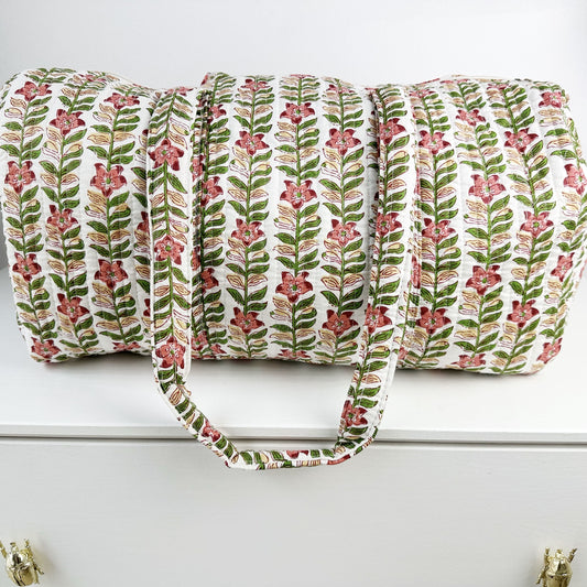 Bolsa de Fin de Semana Weekend Bag de Algodón Multicolor