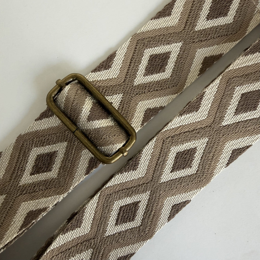 Bolso Negro de Lona y Piel Personalizado con Iniciales - MG Atelier