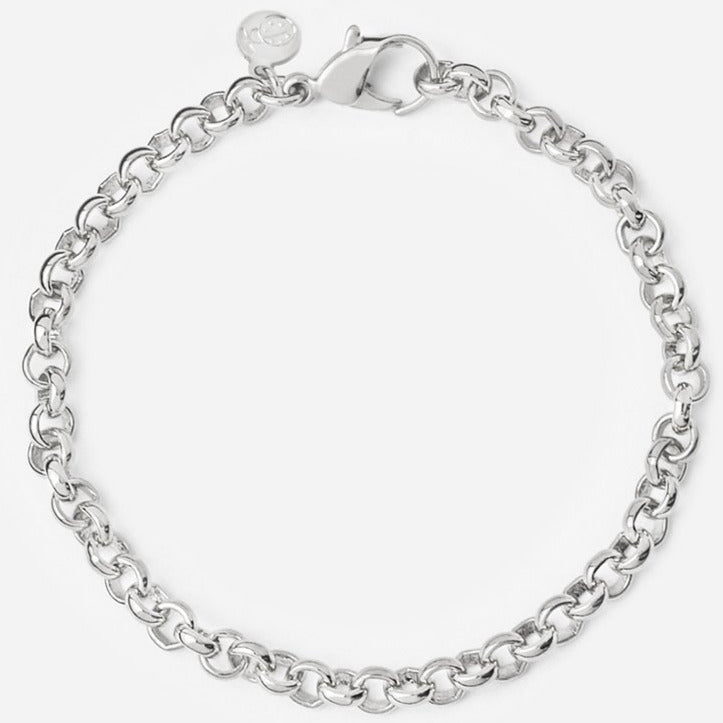 Pulsera Cadena Rolo de Plata