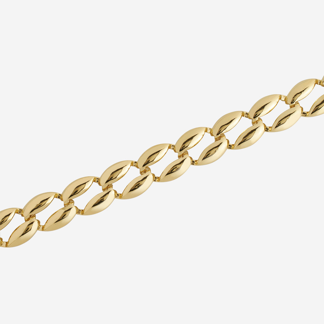 Collar con Cadena Ovalada Gruesa Maxi