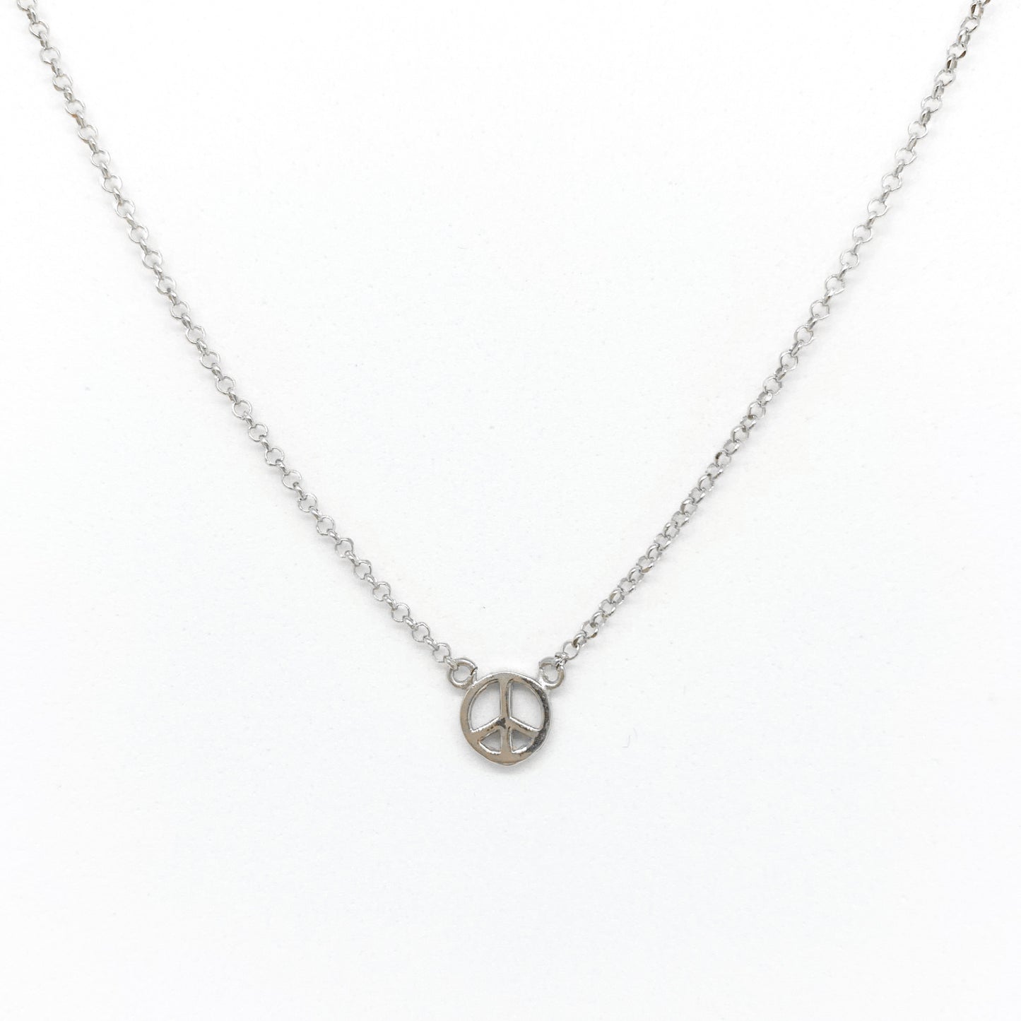 Collar Símbolo de la Paz de Plata