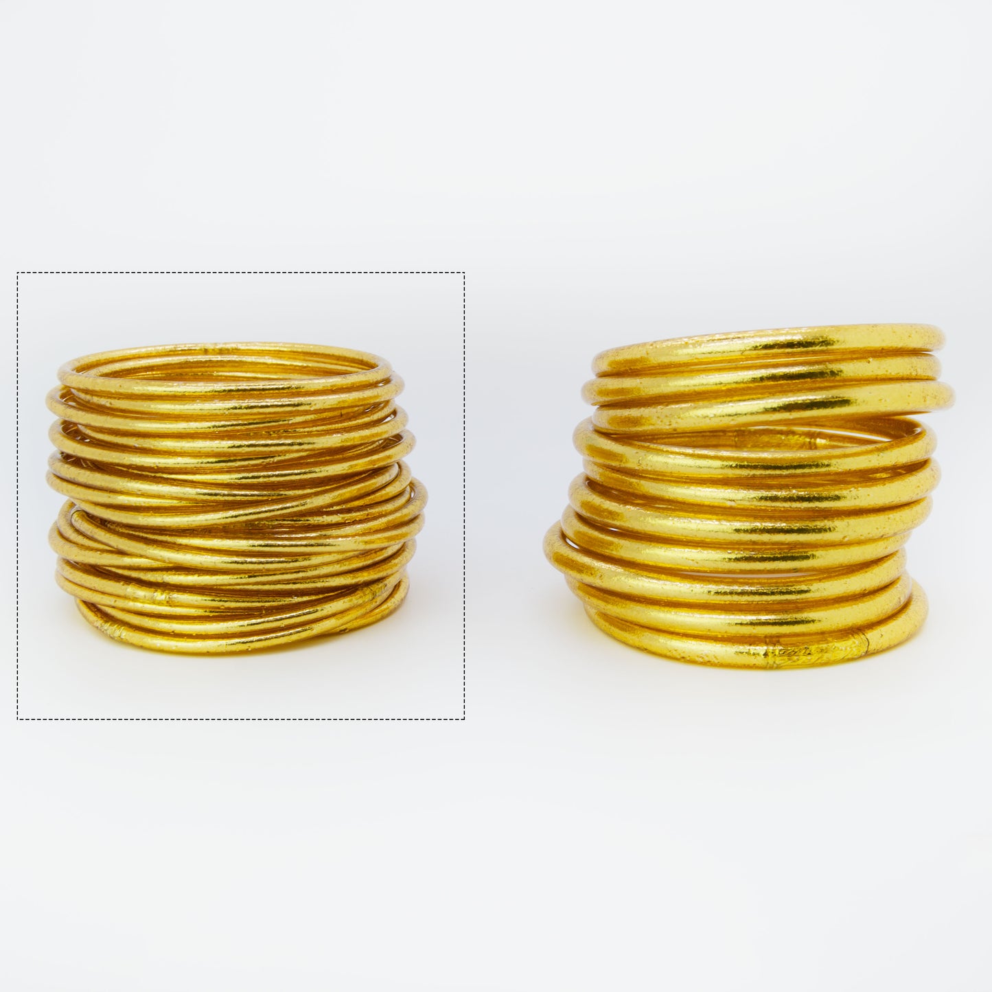 Pulseras Pan de Oro Finas