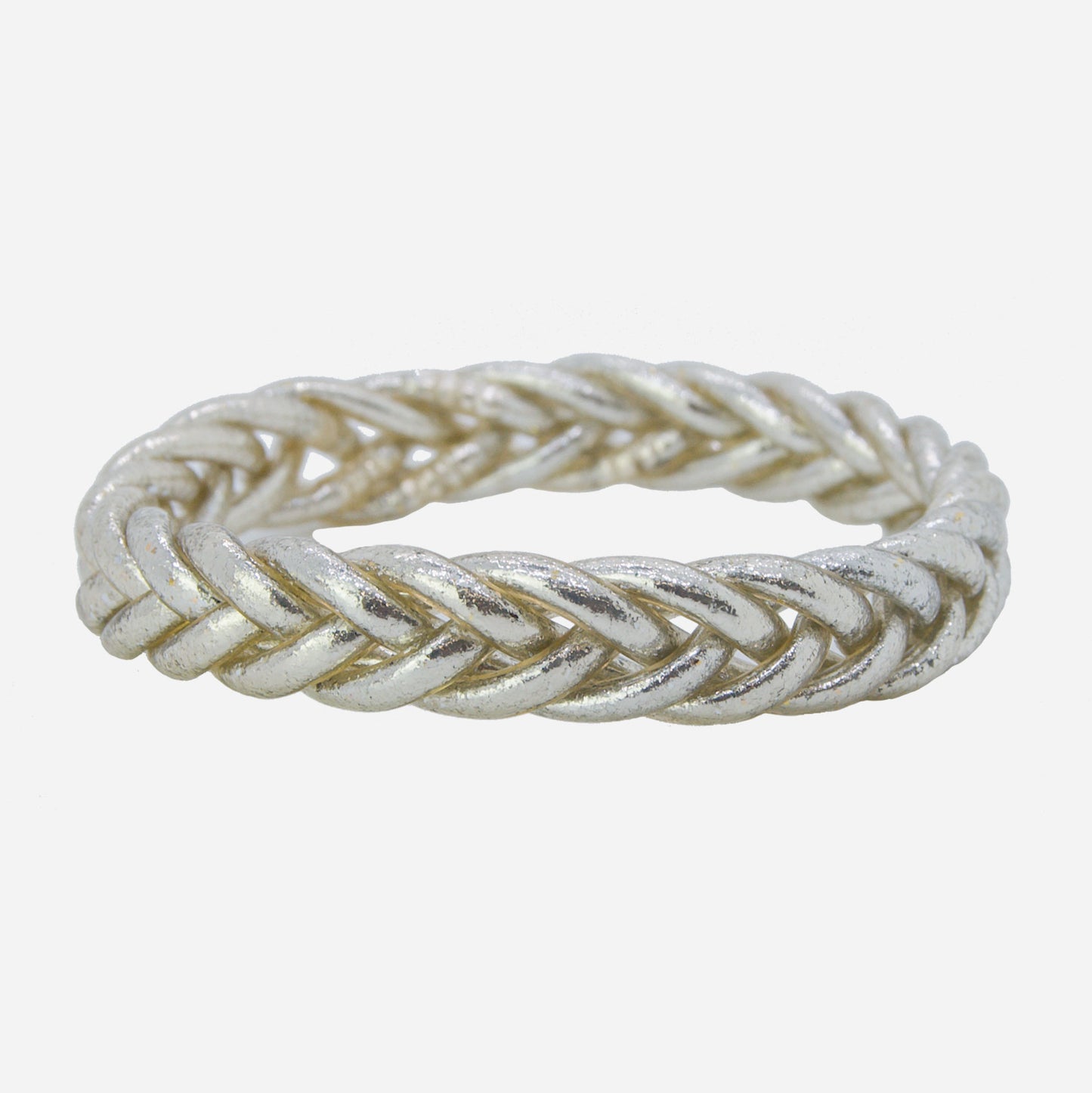 Pulsera Budista Pan de Oro Trenzada