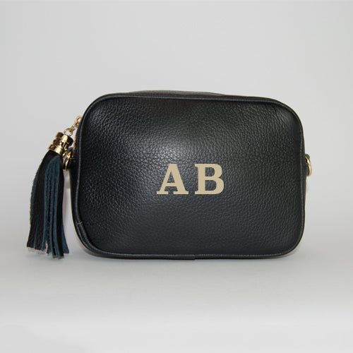 Bolso Personalizado con Iniciales Camera Bag Negro