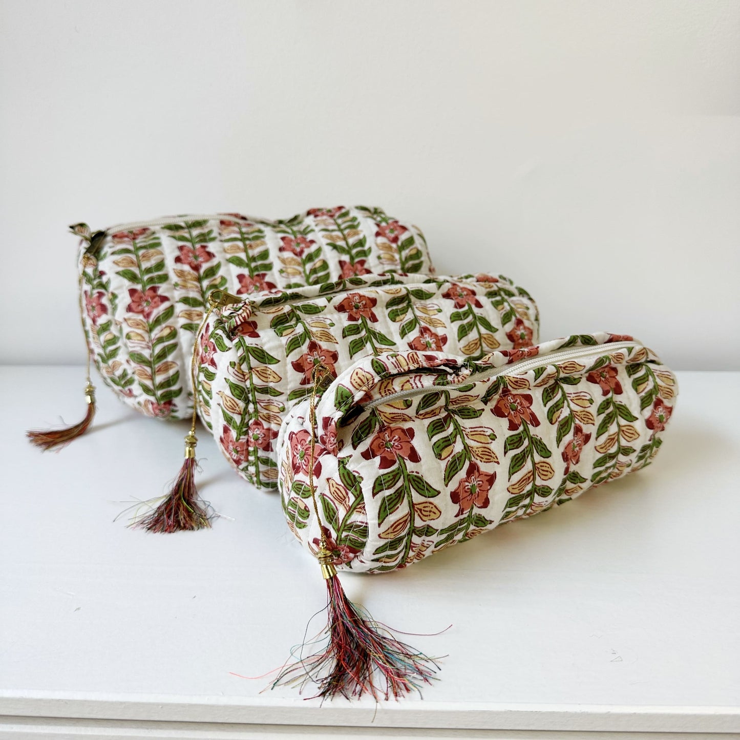 Pack 3 Neceseres con Estampado Indio Multicolor
