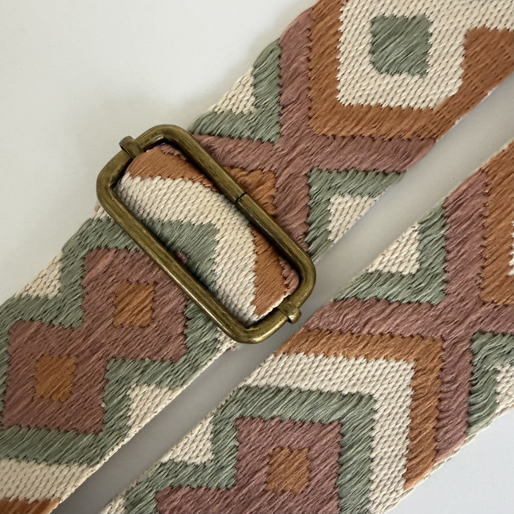 Bolso de Lona Granate y Piel Personalizado con Iniciales