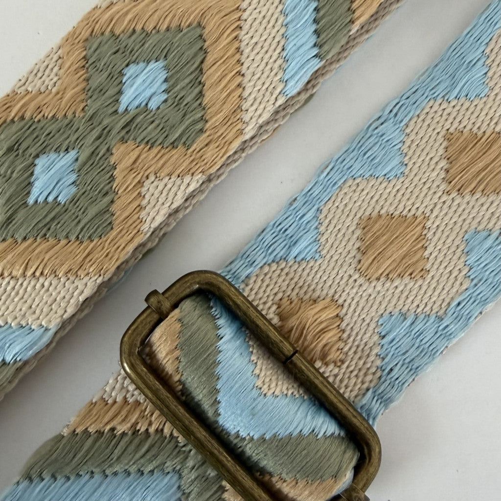 Bolso de Lona y Piel Personalizado con Iniciales - MG Atelier