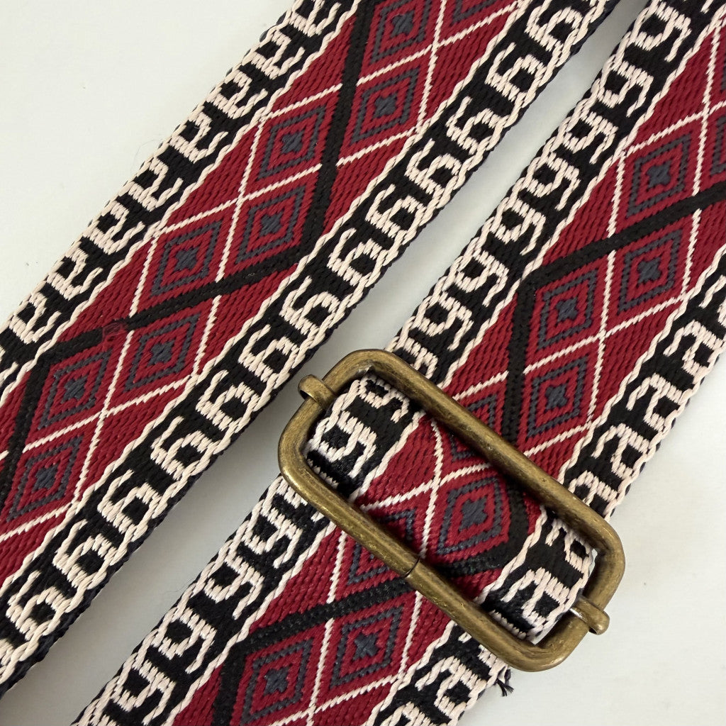 Bolso Negro de Lona y Piel Personalizado con Iniciales