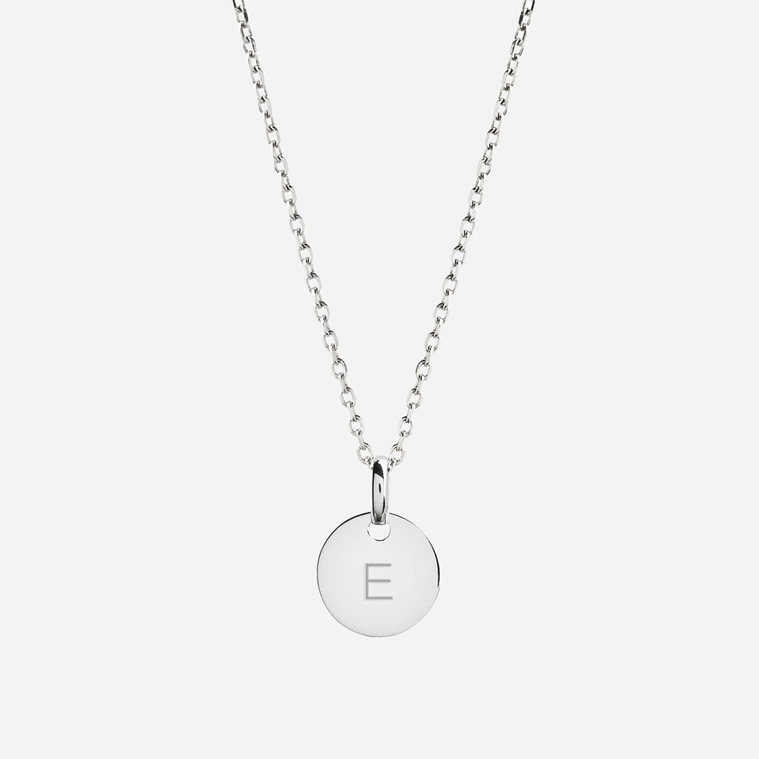 Collar Personalizado con Medalla Pequeña de Plata