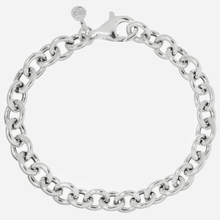 Pulsera Cadena Gruesa de Plata