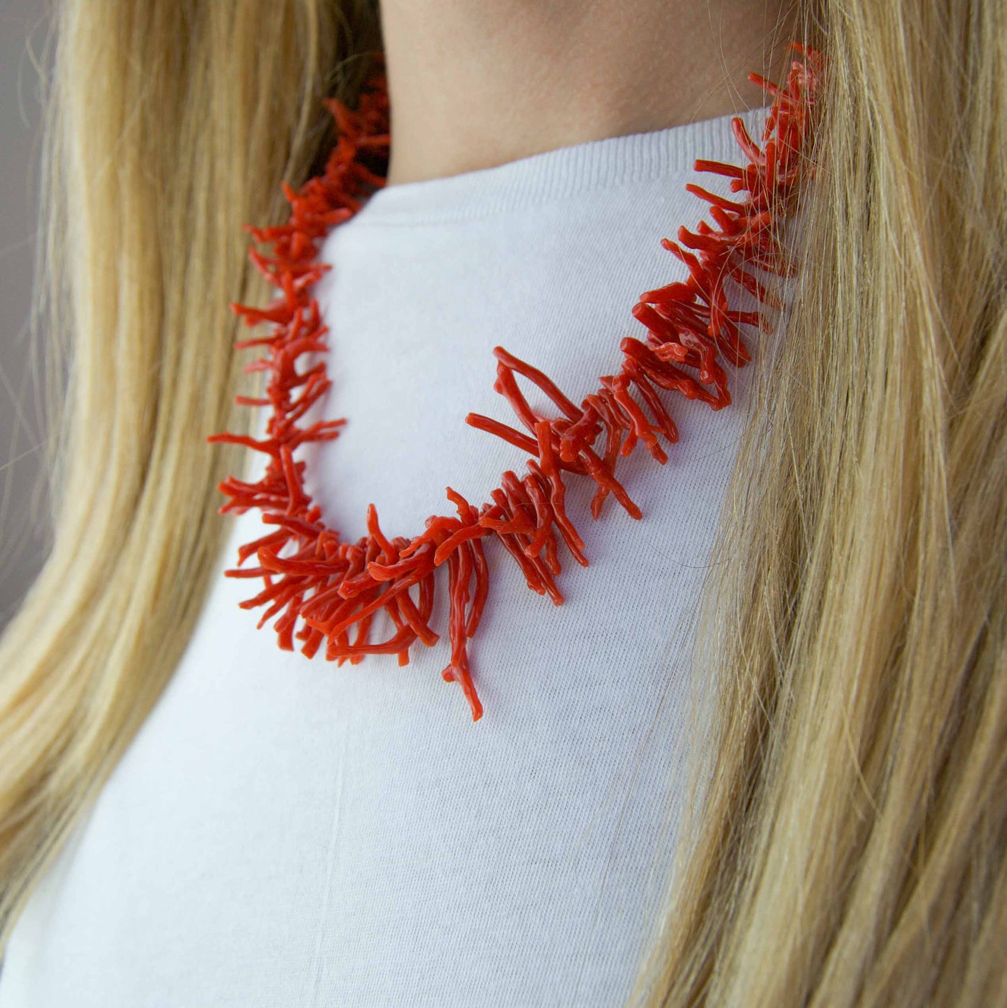 Collar Coral Degradado