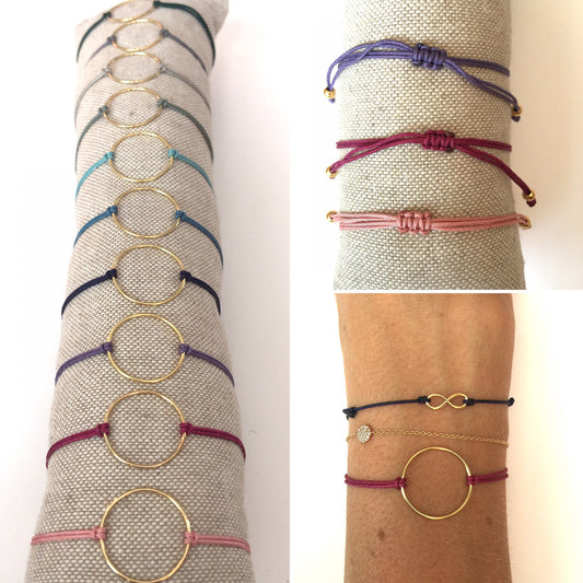 Pulsera Aro de Plata con Baño de Oro