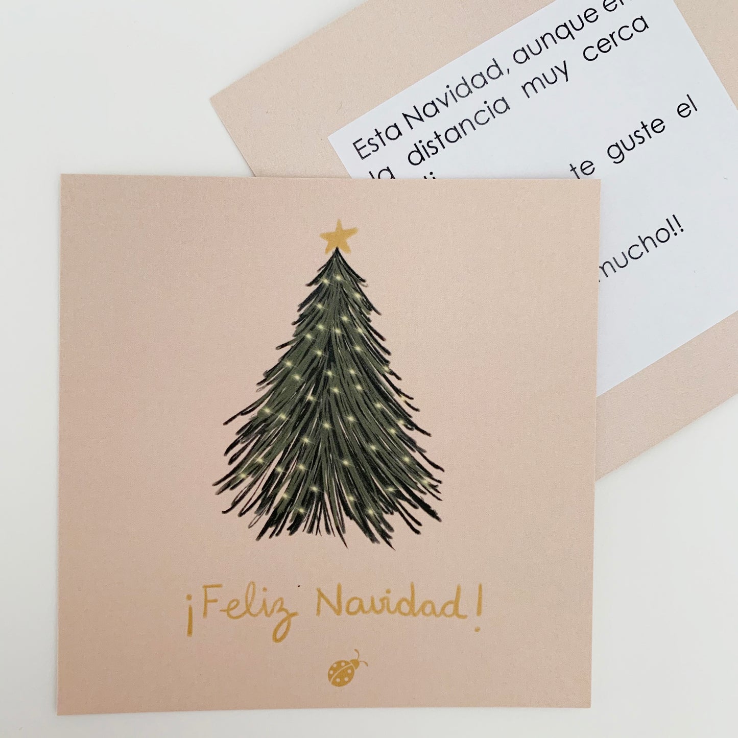 Tarjeta de felicitación con tu mensaje